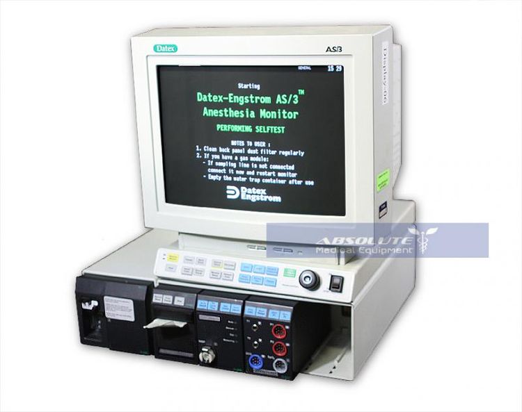 Datex Ohmeda AS/3 Anesthesia Patient Monitor with Co2