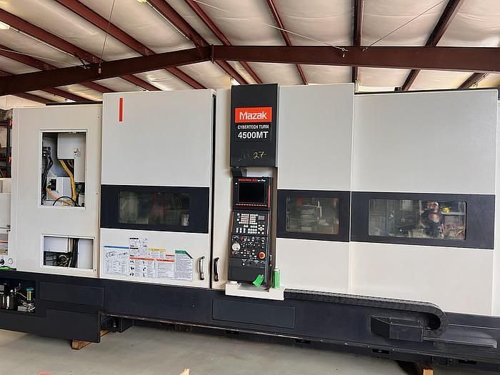 Mazak MAZATROL PC-FUSION-CNC 640MT PRO CONTROLN-EIA/ISO OPTION PACKAGE 1000 RPM Cybertech 4500MT Multi-Tasking CNC Lathe 4 Axis