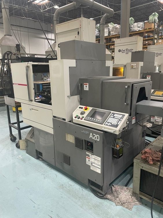 Citizen Fanuc 32i CNC Control 8,000 RPM A20VII 5 Axis
