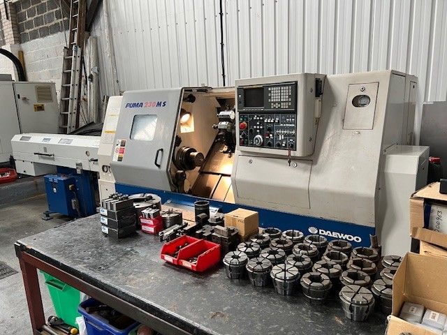 Daewoo FANUC 18T 4500 RPM PUMA 230MS 2 Axis