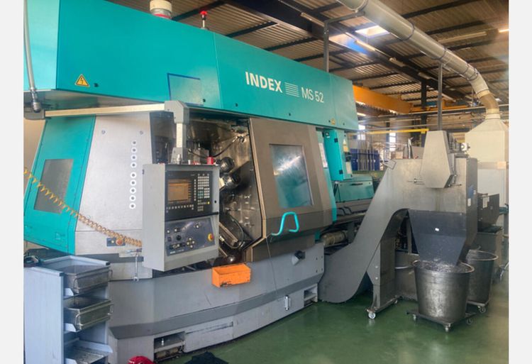 Index CN INDEX C200-4D 5000 rpm MULTISPINDLE LATHE MS52C 2 Axis