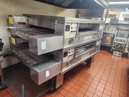 Marshall, Middleby PS570G Double Stack Natural Gas Conveyor Oven