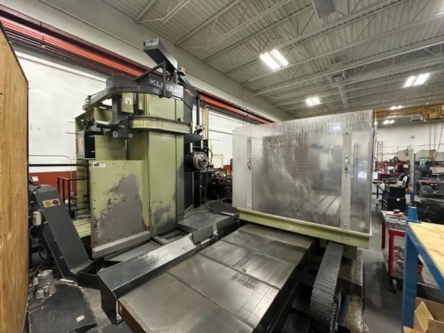 Kuraki KBT 11DX CNC 4 AXIS HORIZONTAL BORING MILL 4.3'' 2500 RPM