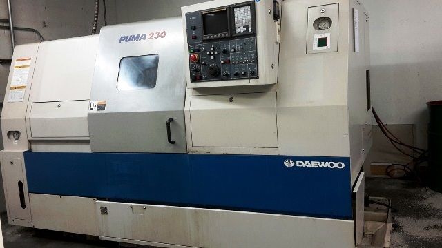 Daewoo CNC (FANUC 21iT) 3500 RPM PUMA 230C 2 Axis