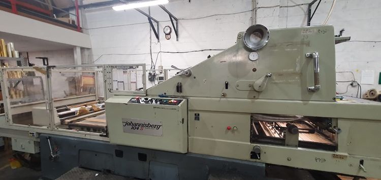 Johannisberg 104S Cylinder Foil Blocking Machine