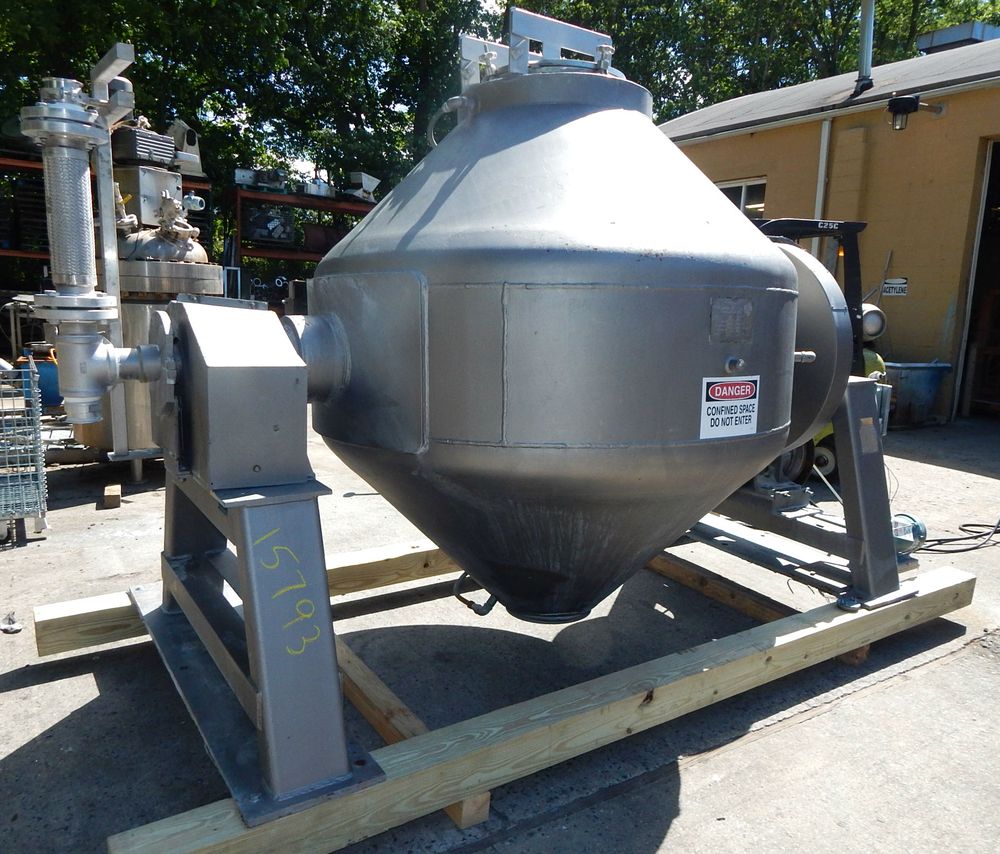 Gemco Rotary Double Cone Vacuum Dryer