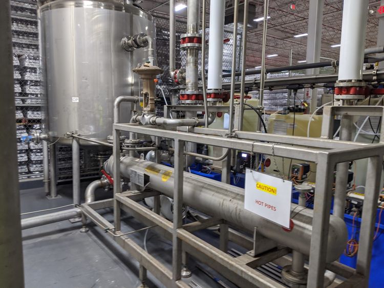 CIP System for Food and Beverage Processing
