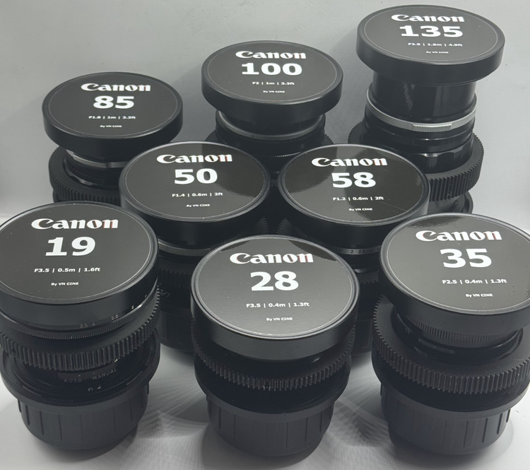 Canon FD LPL 8 Lens Set