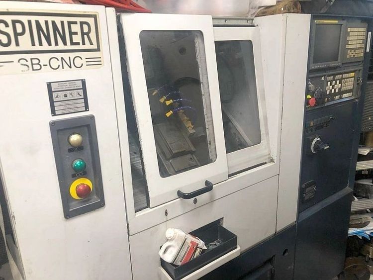 Spinner SPINNER-FANUC CNC CONTROL 6,000 RPM SB-CNC CNC LATHE 2 Axis