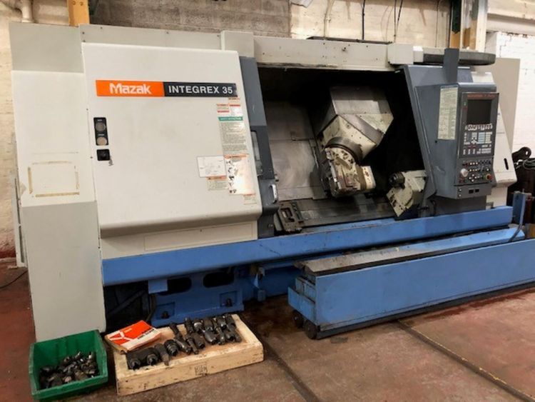 Mazak Mazatrol T Plus 3000 RPM Integrex 35 Y CNC Lathe Year: 2 Axis