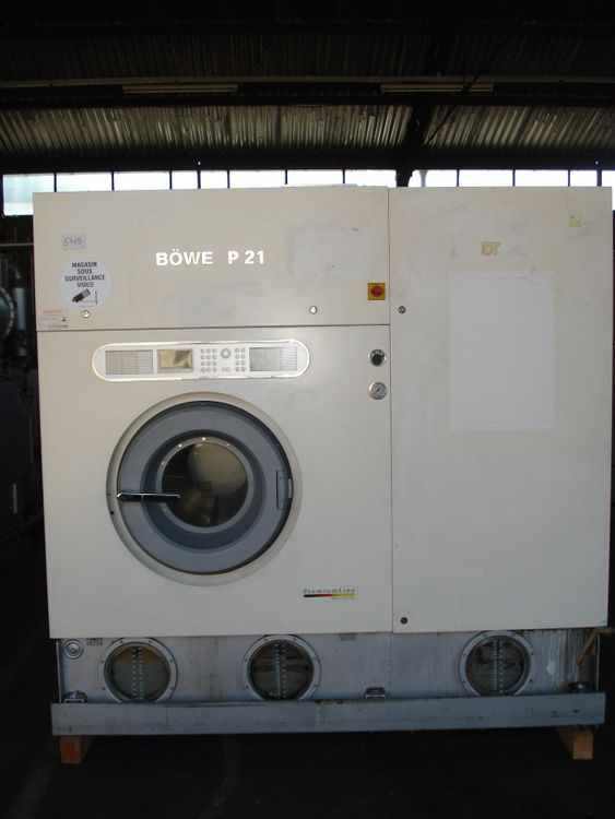 Bowe P21 Dry cleaning machines