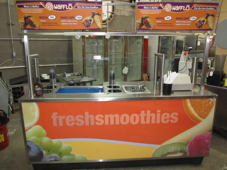 Kevry Premium Juice, Smoothie or Ice Cream Cart