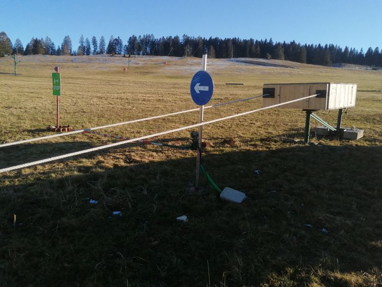 Schippers low rope ski lift
