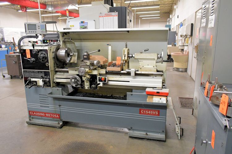 Clausing Metosa Engine Lathe 2300 RPM (3 ranges) C1545VS