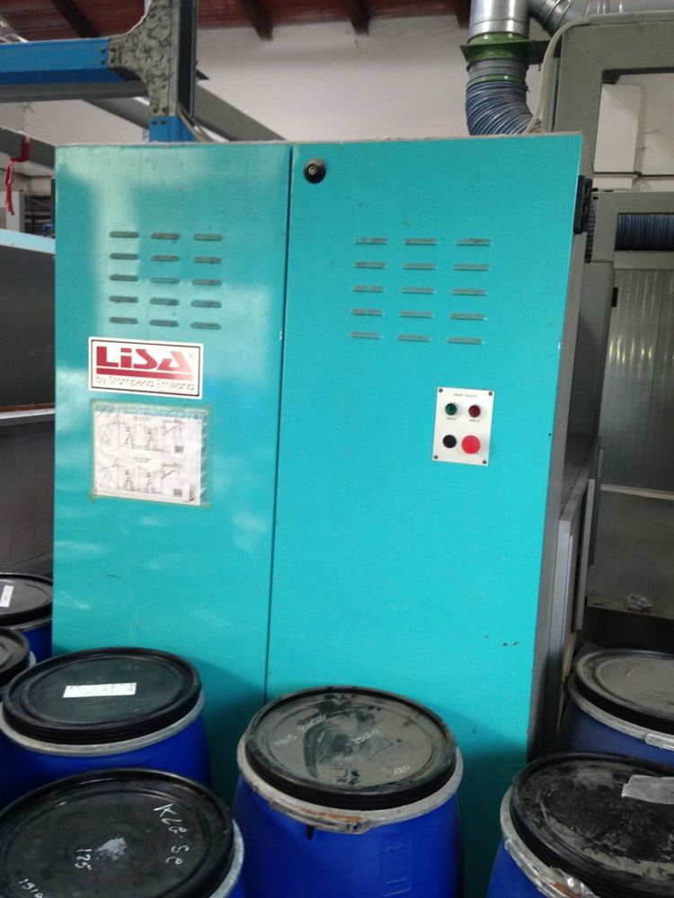 Lisa, Stamperia Emiliana Emerizing, brushing machine