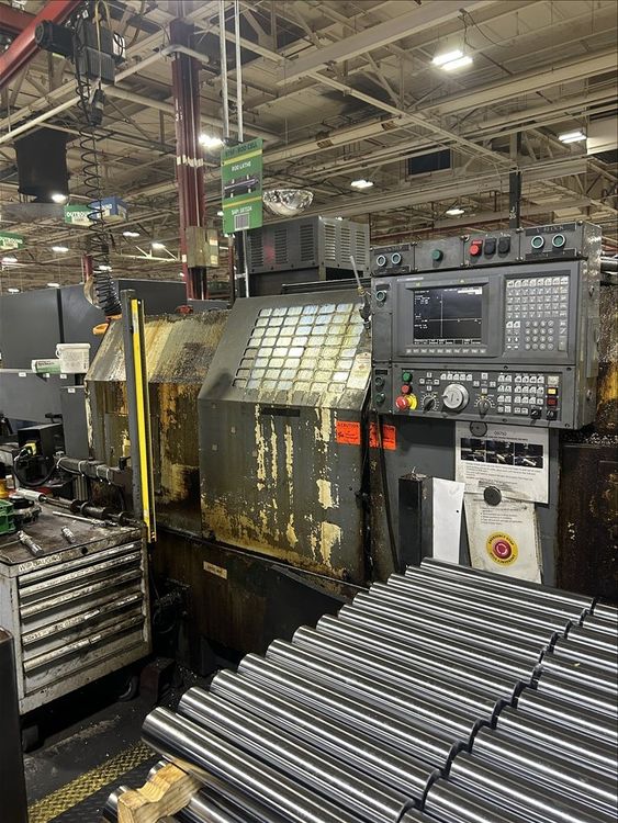 Okuma OSP-U100L Control Variabl LNC10 CNC Lathe 2 Axis