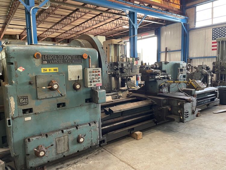 Pontiggia H.D. Engine Lathe 210 RPM UDR 1000