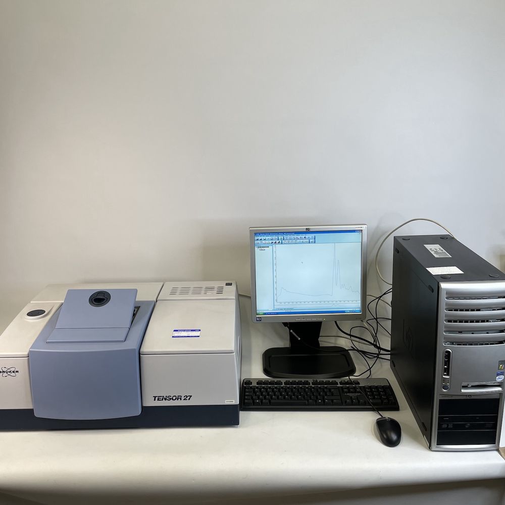 Bruker TENSOR 27 FTIR Spectrometer System with PIKE MIRacle ATR & OPUS