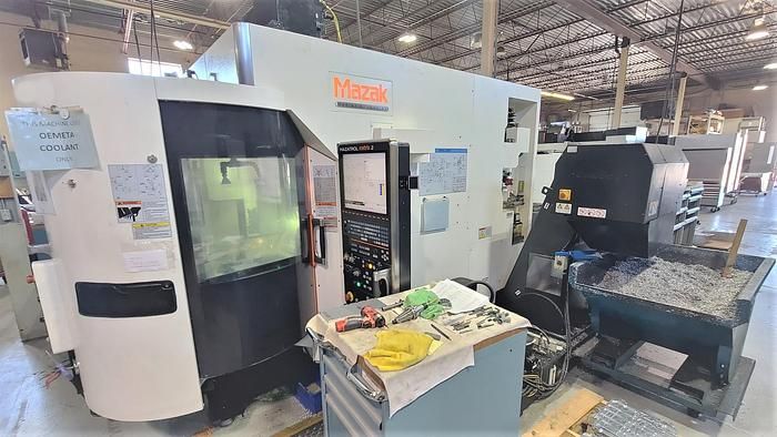 Mazak Variaxis J-500/5X 5 Axis Trunnion Style VMC 5 Axis