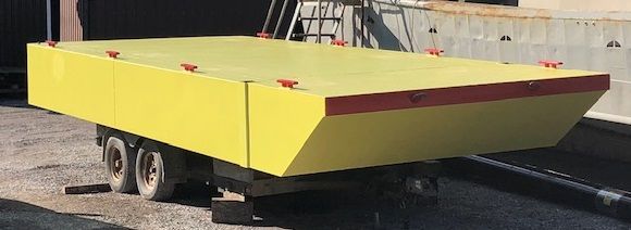 25′ x 10′ x 30″ Steel Barge – Built to Order