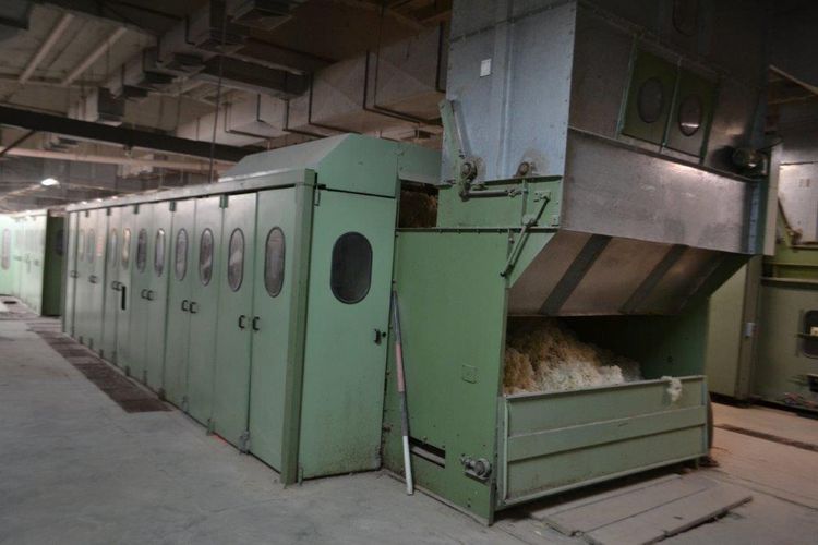 Hdb Wool carding, milling and spinning machines line