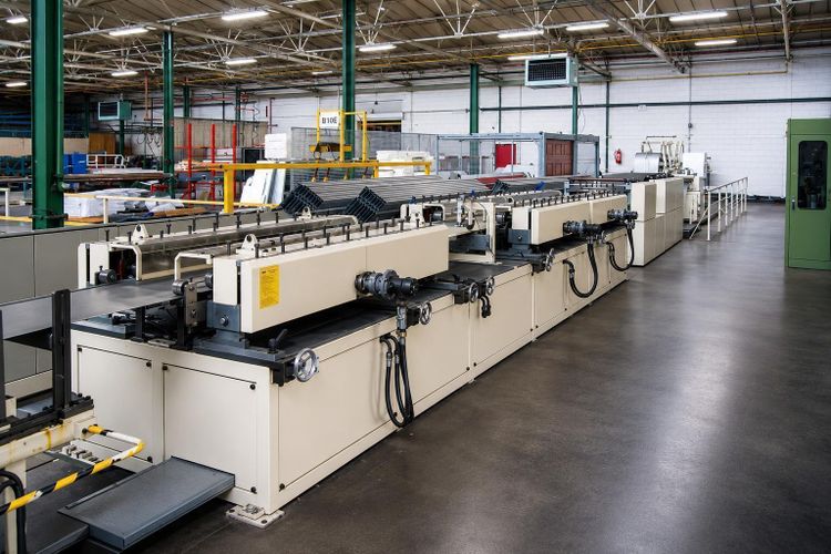 Jensen JENSEN SANDWICH PANEL LINE FOR SECTIONAL GATES  Decoiler Capacity: 2 × 5 ton
