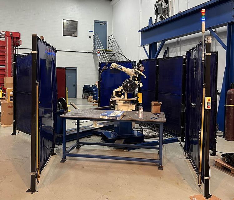 DT-ARC 250 Dual Station Industrial Robot Welder 6 Axis 6Kg