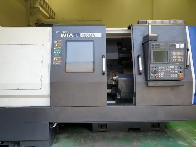 Hyundai, Wia Fanuc 21iTB Cnc Control 3000 rpm L400MA Heavy Duty Turning ...