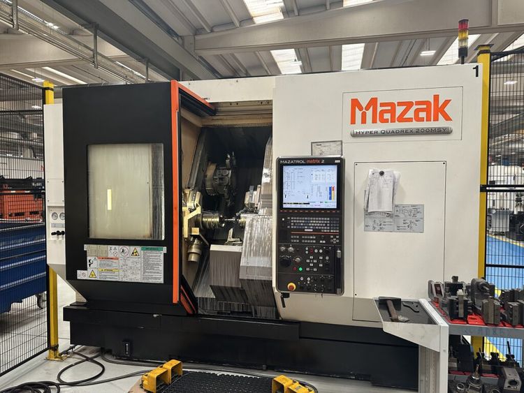 Mazak Mazatrol Matrix 2 5,000 rpm HQR 200 MSY 6 Axis