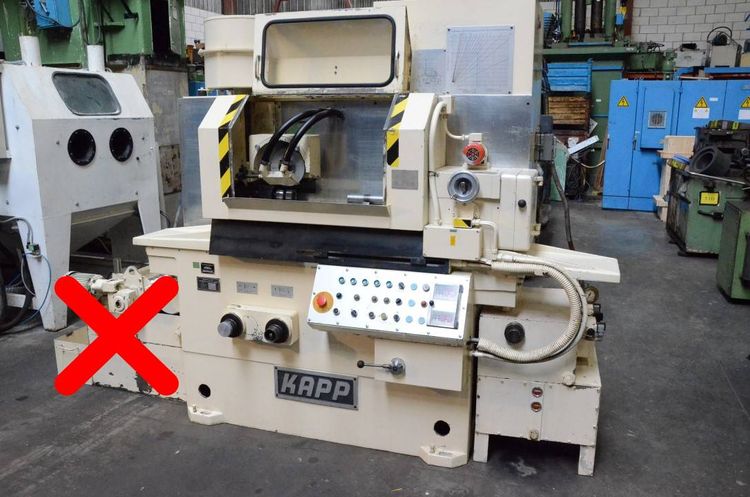 Kapp AS 204 GT 2850 rpm Gear Hob Grinder