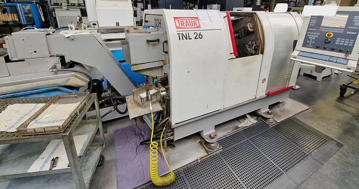 Traub CNC Control 8,000 rpm TNL 26 2 Axis