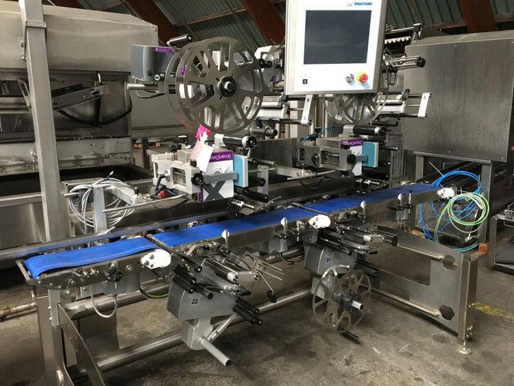 MR 4-head top-down labeling machine