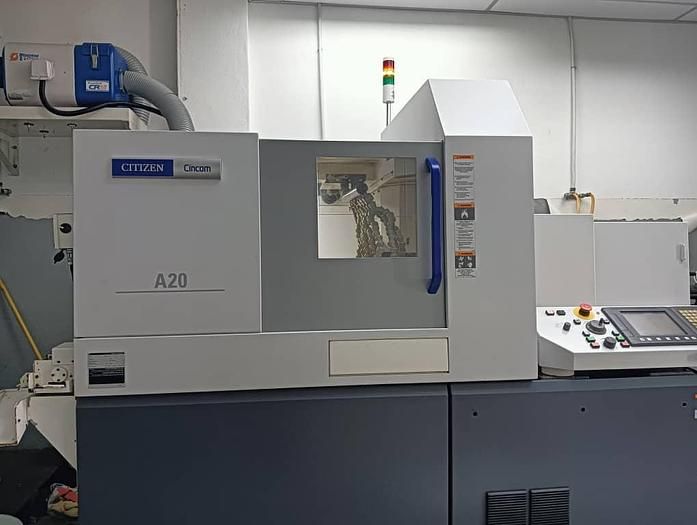 Citizen CNC CONTROL Variable Speed Cincom A20-3F7 2 Axis
