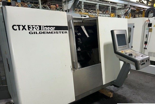 Gildemeister Fanuc 180i TB cnc control with 15" TFT Screen, 3D Graphics, Manual Guide i Software 6000 RPM CTX-320 LINEAR 2 Axis