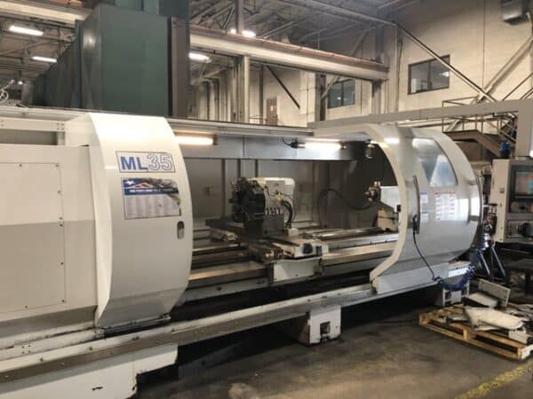 Milltronics Milltronics 7200 CNC Control 1480 RPM ML35II/120 CNC Lathe 2 Axis