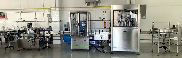 tecnofluss Full Filling and capping line