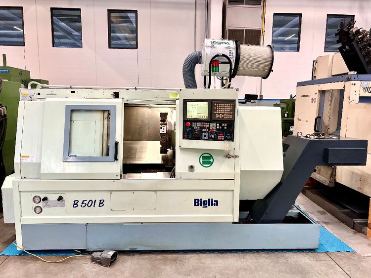Biglia CNC "FANUC" mod. 18i-T 4000 rpm B 501 B 2 Axis