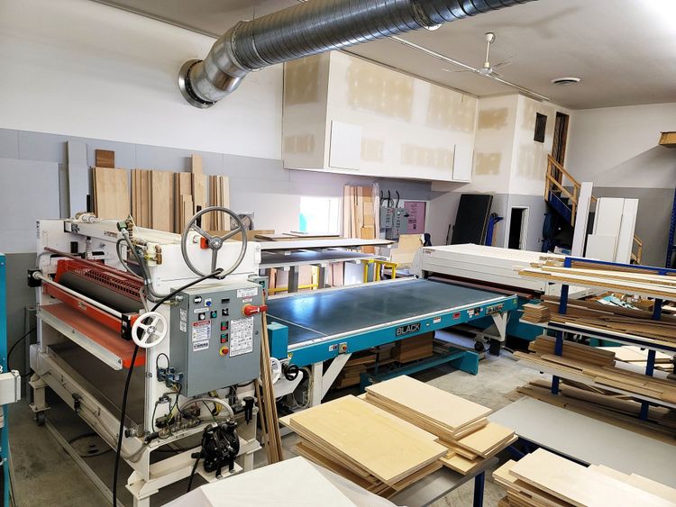 Black Bros Panel Cleaner, 775 SPR, Lam Index Station Laminating Line