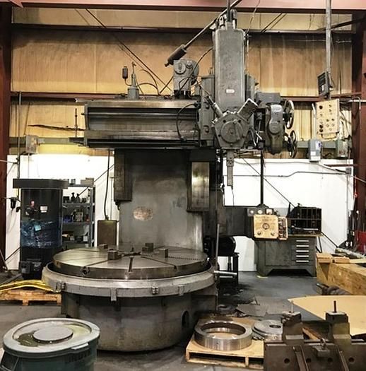 ster & 72" Vertical turning lathe
