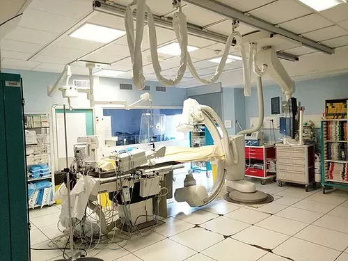 Siemens Axiom Artis dFC left heart catheter measuring station