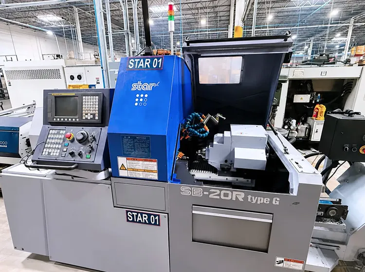 Star FANUC Series 0i-TF CNC Control 10,000 RPM SB-20R 7 Axis