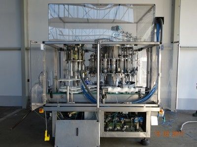 Ronchi MIZAR/P piston filler with 6 head capper