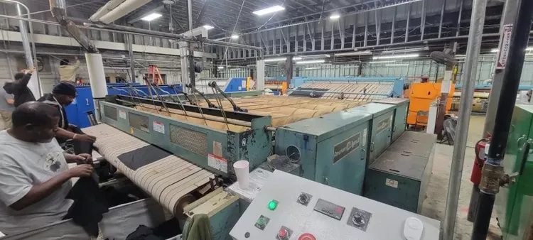 American 6 Roll Hypro II Ironer 120″