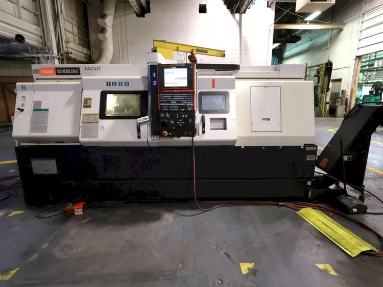 Mazak CNC Mazatrol Matrix Nexus Control 4,000 rpm QTN-250-II 2 Axis