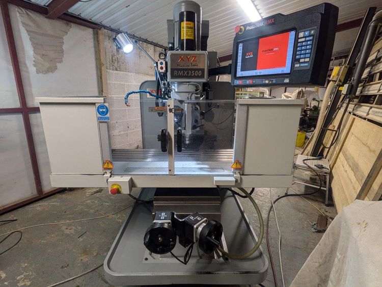 XYZ ProtoTRAK RMX3500 Bed Mill Variabl