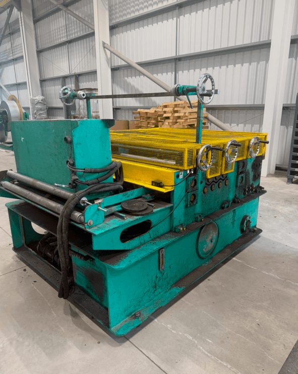 Complete roofing line from coil Decoiler 6 ton capacity