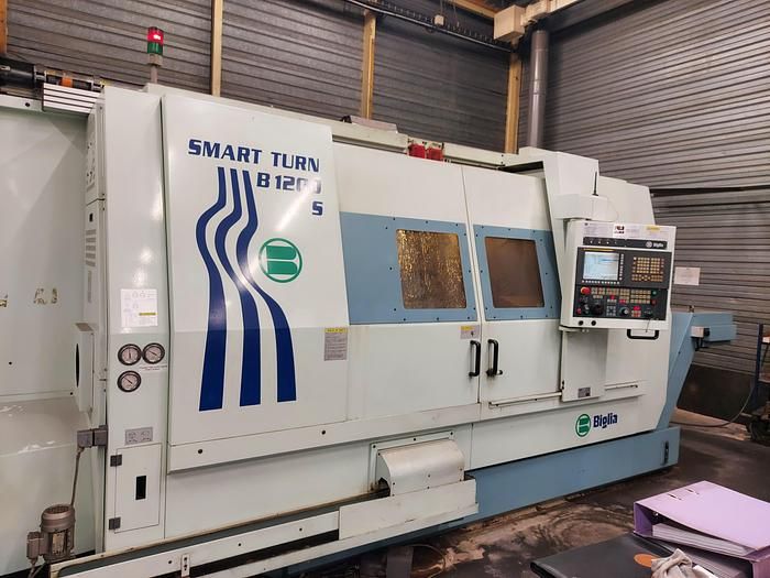 Biglia FANUC 31i-T 4.000 rpm SMART TURN B 1200 S 2 Axis