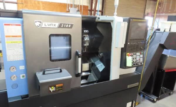 Doosan Fanuc i Series CNC control 6,000 RPM DN SOLUTIONS LYNX 2100A 2 Axis