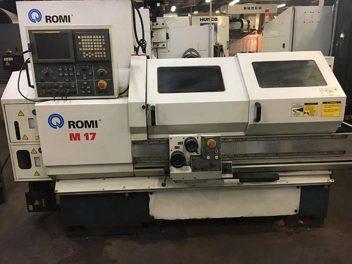 Romi Fanuc 21iT "Teach" CNC 4000 rpm M17 2 Axis