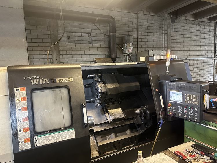 Hyundai Fanuc 32i-Model B, Manual Guide i 2000 rpm WIA L400MC 2 Axis